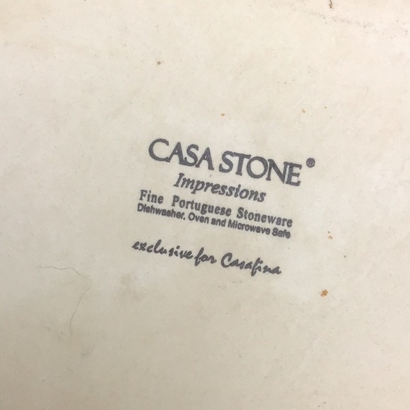 SALE! Gorgeous Large Casa Stone Fine Portuguese Stoneware Baking Dish - Picture 9 of 9